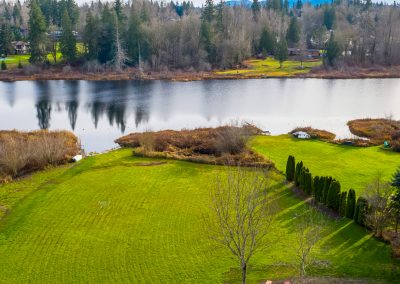 Sammamish Lake House Aerial